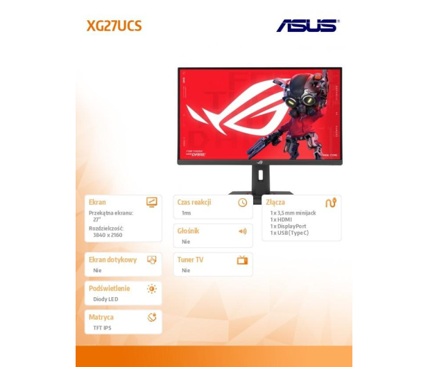 ASUS ROG Strix XG27UCS - 1242236 - zdjęcie 9
